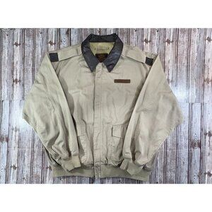 COCKPIT Type A-2 USA Aviator Military Bomber Flight Jacket Size 2XL Vintage